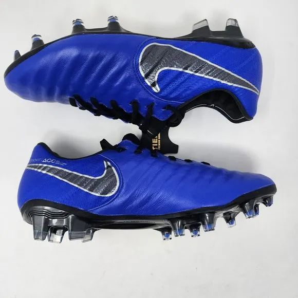Nike Soccer Cleats Mens 5.5 Blue Tiempo Legend 7 Elite Soccer ACC Logo