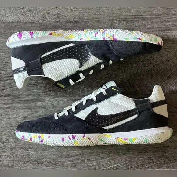 Nike Streetgato IC Confetti White Mens Indoor Soccer Shoes Size 8 NWOT