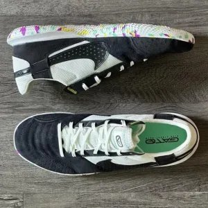 Nike Streetgato IC Confetti White Mens Indoor Soccer Shoes Size 8 NWOT