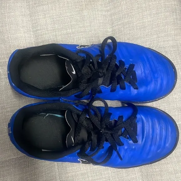 NIKE TIEMPO LEGEND VII ACADEMY TURF SOCCER SHOES - RACER BLUE
