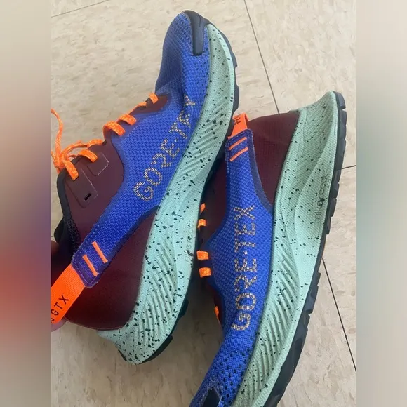 Nike Trail Pegasus GTX Shoes Size 9,5 Color Blue Orange