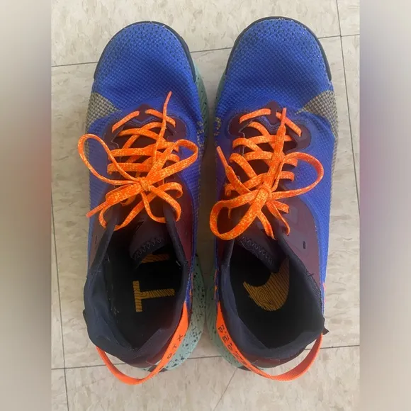 Nike Trail Pegasus GTX Shoes Size 9,5 Color Blue Orange
