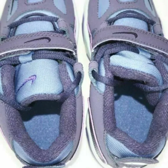 Nike Turf Raider TD Toddler Shoes Purple Blue Sneakers Leather