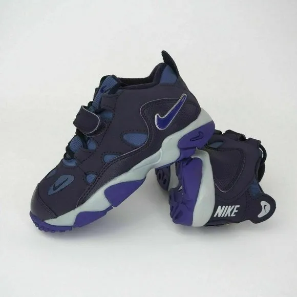 Nike Turf Raider TD Toddler Shoes Purple Blue Sneakers Leather