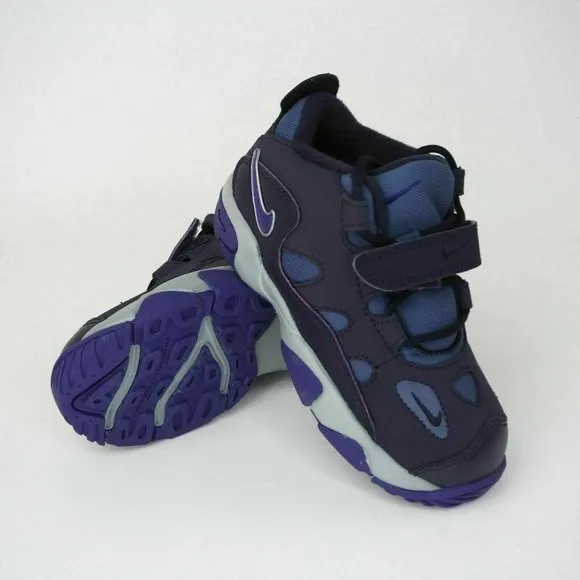 Nike Turf Raider TD Toddler Shoes Purple Blue Sneakers Leather