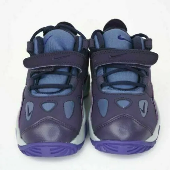 Nike Turf Raider TD Toddler Shoes Purple Blue Sneakers Leather