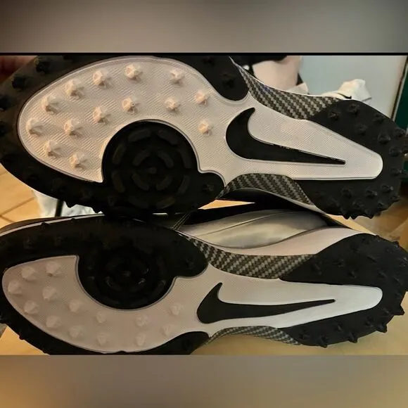 Nike Vapor Pro 3/4 Destroyer Turf football Shoes Black White Size 16