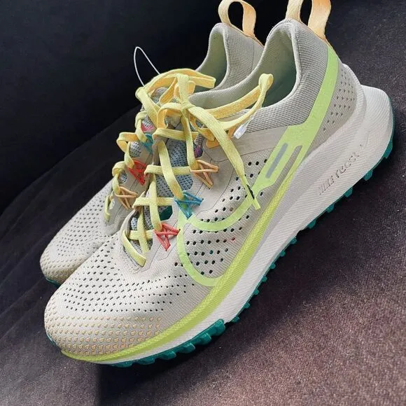 Nike Women's Pegasus Trail 4 Shoes Team Gold/Baltic Blue/Volt DJ6159-700 US 8.5