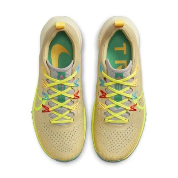 Nike Women's Pegasus Trail 4 Shoes Team Gold/Baltic Blue/Volt DJ6159-700 US 8.5
