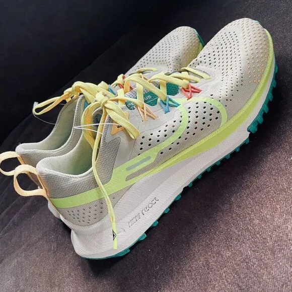 Nike Women's Pegasus Trail 4 Shoes Team Gold/Baltic Blue/Volt DJ6159-700 US 8.5