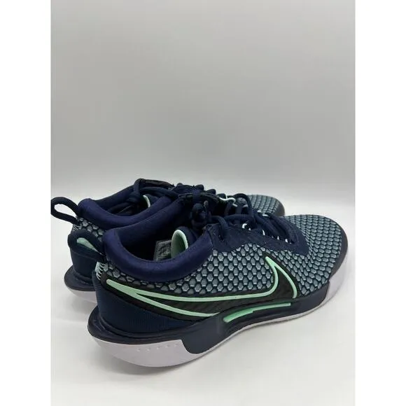 Nike Zoom Court Pro HC Tennis Shoes DH0618-410 Obsidian Mint Men 10.5