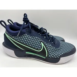 Nike Zoom Court Pro HC Tennis Shoes DH0618-410 Obsidian Mint Men 10.5