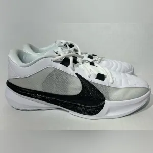 Nike ZOOM FREAK 5 TB Men's Giannis Team Basketball Shoes White Black DZ2946-100