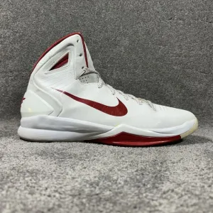 Nike Zoom Hyperdunk 2010 Flywire Basketball Shoes White Red 407625-113 Mens 18