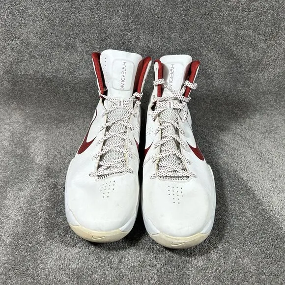 Nike Zoom Hyperdunk 2010 Flywire Basketball Shoes White Red 407625-113 Mens 18