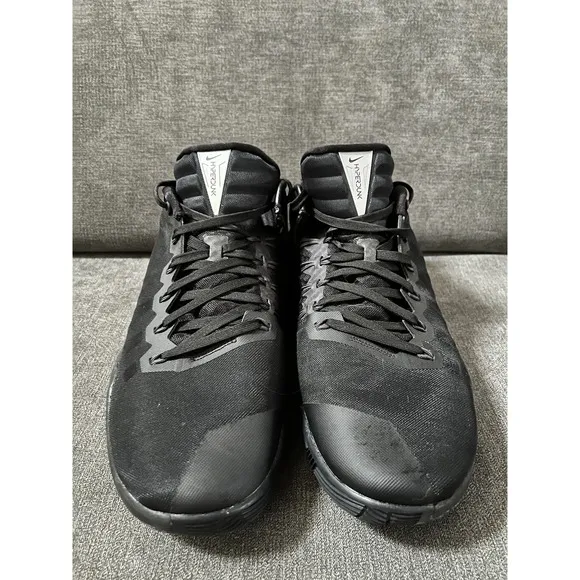 Nike Zoom Hyperdunk Low 844363-002 Black Basketball Shoes Men's Size 14