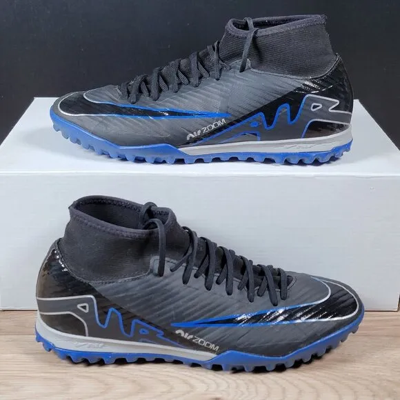 Nike Zoom Mercurial Superfly 9 Academy TF Soccer Shoes Mens Size 7 DJ5629-040