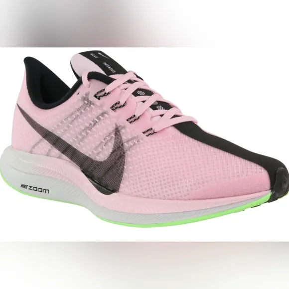 Nike Zoom Pegasus 35 Turbo Running Shoes Women's Size 9 Pink/Lime MSRP $189
