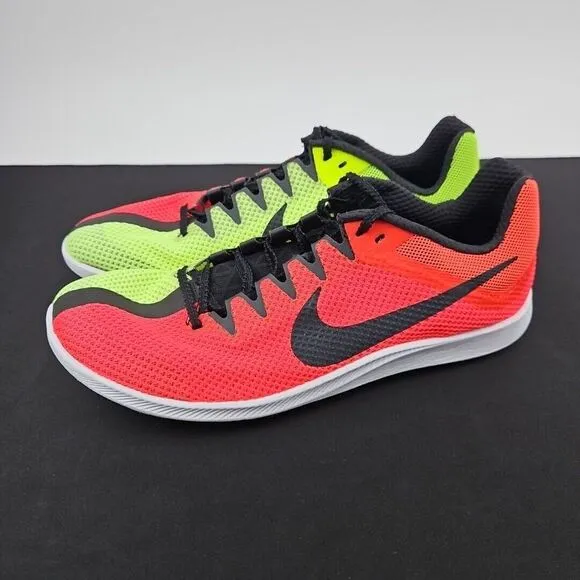 Nike Zoom Rival Distance DC8725-601 Red Volt Running‎ Spikes Shoes Men's Size 10
