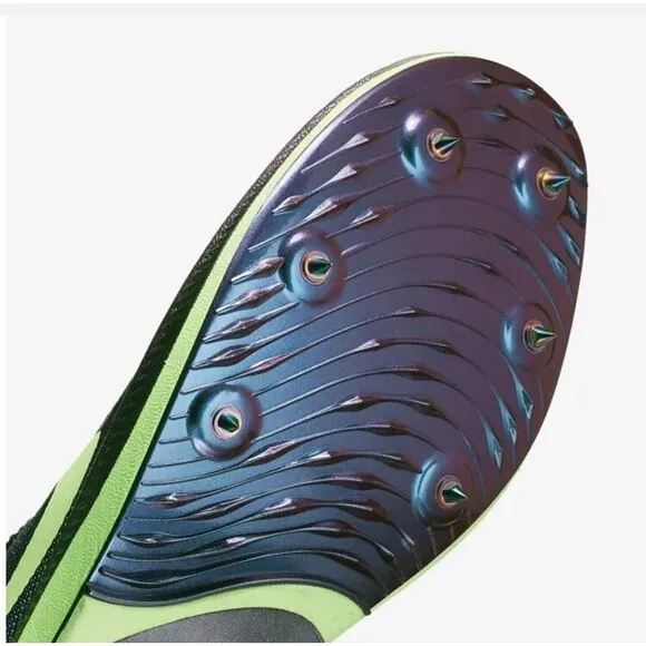 Nike ZoomX DragonFly Black Lime Blast Spike Track Shoes Men Sz 4 W5.5 CV0400-001