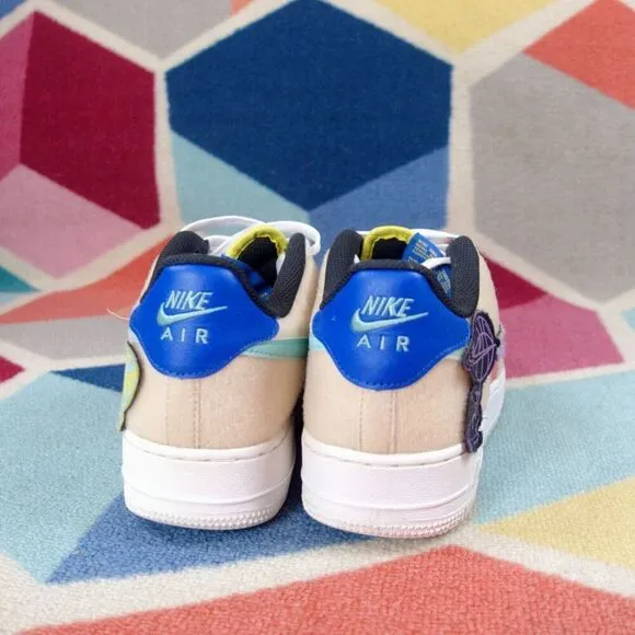 Nike Air Force 1 Low GS Multi Color  Sneakers FN7818-100 Youth Size 7 US
