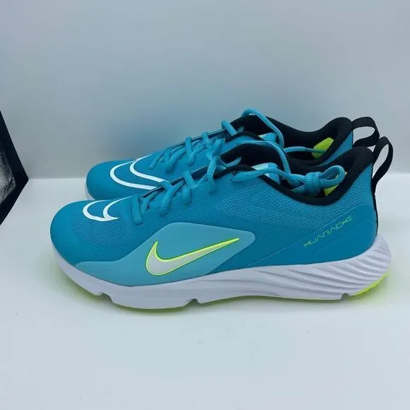 Nike Alpha Huarache 8 Pro Turf Lacrosse Teal Blue Mens Size 9.5,14 CZ6559-400