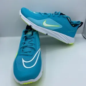 Nike Alpha Huarache 8 Pro Turf Lacrosse Teal Blue Mens Size 9.5,14 CZ6559-400