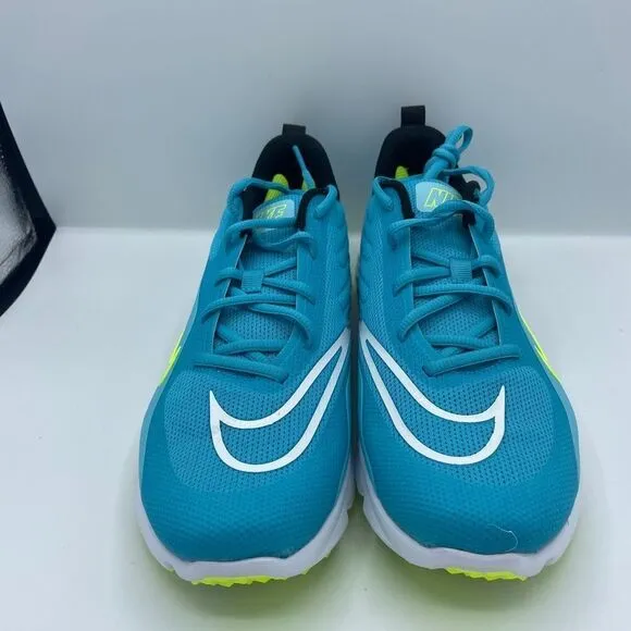 Nike Alpha Huarache 8 Pro Turf Lacrosse Teal Blue Mens Size 9.5,14 CZ6559-400