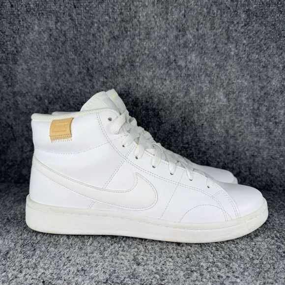 Nike Court Royale 2 Mid Womens 9.5 Shoes White Athletic Sneakers