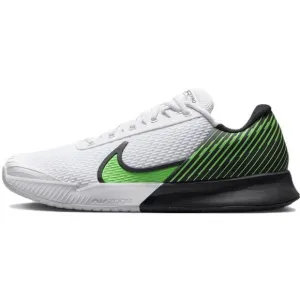 NikeCourt Air Zoom Vapor Pro 2 HC White Poison Green Tennis Shoes 10
