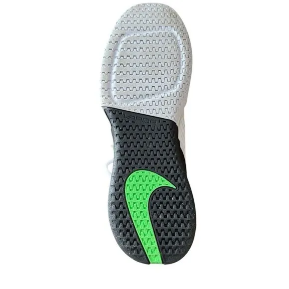 NikeCourt Air Zoom Vapor Pro 2 HC White Poison Green Tennis Shoes 10