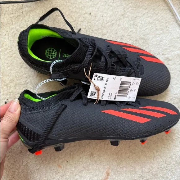 NWT Adidas Jr. X Speedportal.1 Firm Ground Soccer Cleats