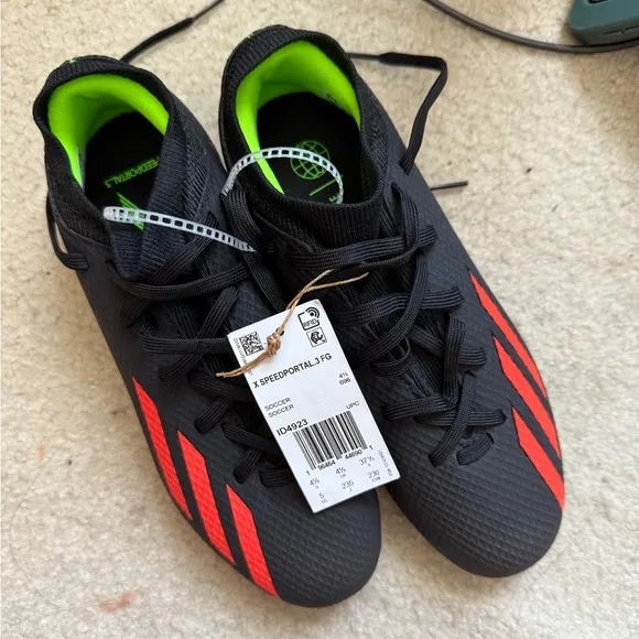 NWT Adidas Jr. X Speedportal.1 Firm Ground Soccer Cleats