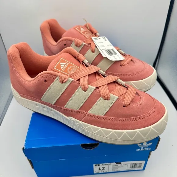 NWT Adidas Originals Adimatic Sneakers Wonderclay Salmon Shoes Suede Leather NEW