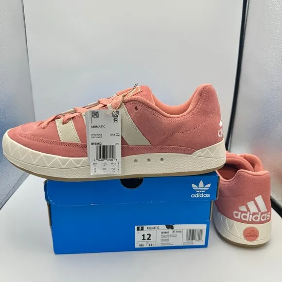 NWT Adidas Originals Adimatic Sneakers Wonderclay Salmon Shoes Suede Leather NEW