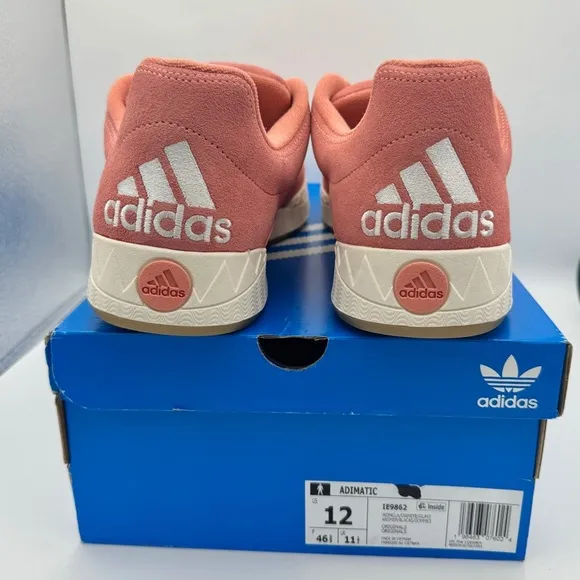 NWT Adidas Originals Adimatic Sneakers Wonderclay Salmon Shoes Suede Leather NEW