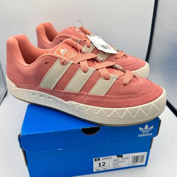 NWT Adidas Originals Adimatic Sneakers Wonderclay Salmon Shoes Suede Leather NEW