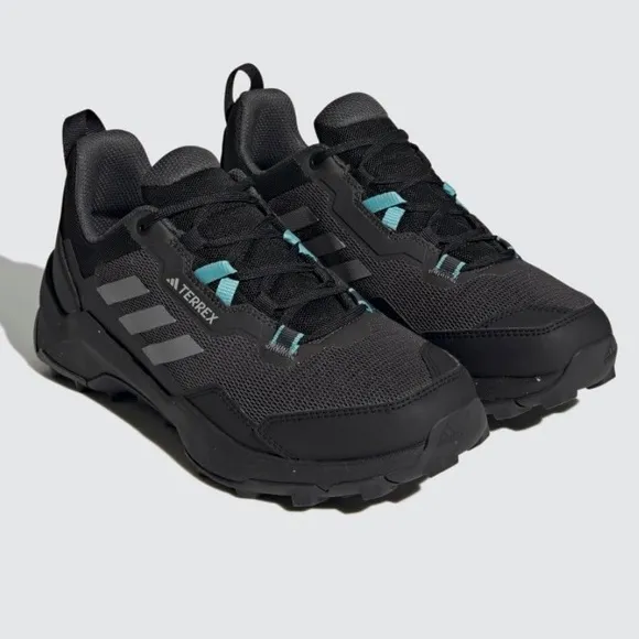 NWT Adidas Terrex AX4 Gore Tex Black Gray Trail Hiking Sneaker Continental 8.5