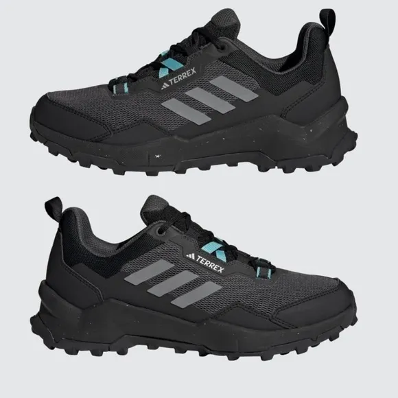 NWT Adidas Terrex AX4 Gore Tex Black Gray Trail Hiking Sneaker Continental 8.5