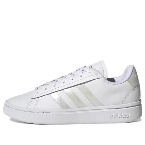 NWT Adidas Women’s Grand Court Alpha Sneakers in White/Irridescent Sz 11