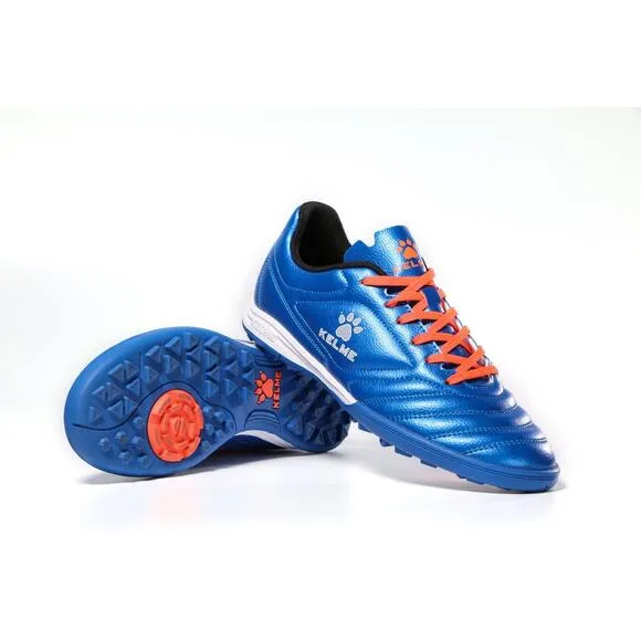 NWT KELME Junior Instinct Turf Boots - Sapphire Blue Size 13.5