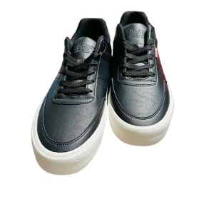 NWT Levi's Men's Black &amp; Brown Lace Up Miles-Perf-PU-NB Sneakers Shoes Size 11