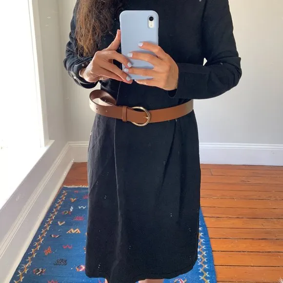 NWT Ralph Lauren Black Turtleneck Sweater Long Sleeve Dress Size XL