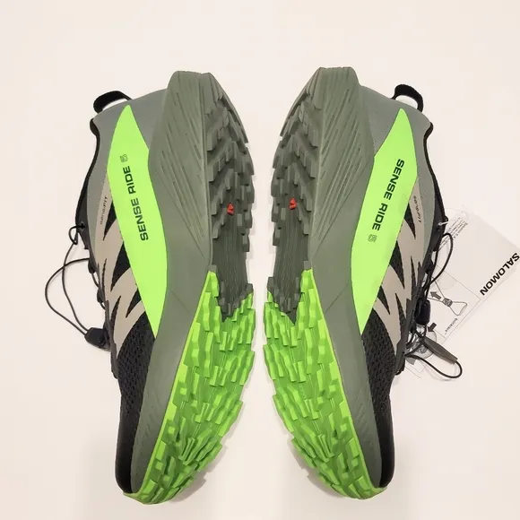 NWT Salomon Sense Ride 5 Trail Shoes Sz 10.5