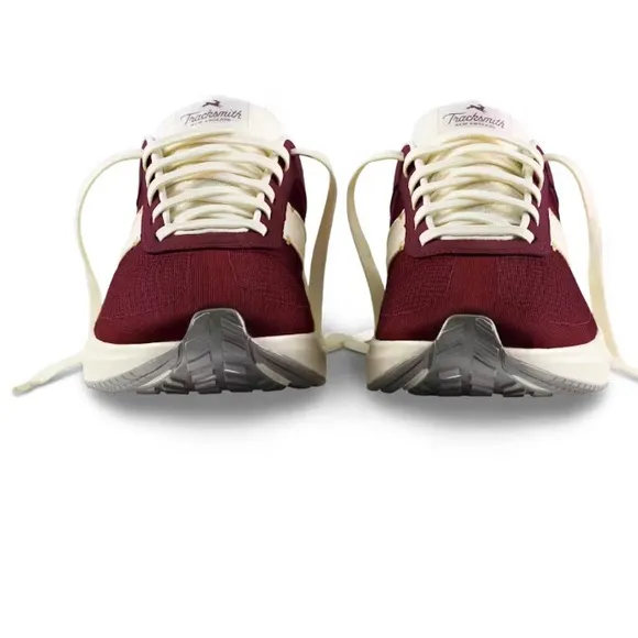 NWT Tracksmith Elite Runner Unisex running shoe in Wine &amp; Ivory size 9.5 W, 8 M