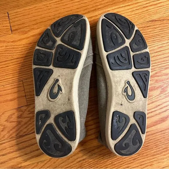 OluKai Men's Nohea Lole Casual Shoes Size 9 Clay Trench Blue