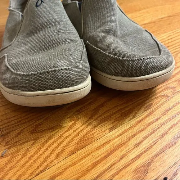 OluKai Men's Nohea Lole Casual Shoes Size 9 Clay Trench Blue
