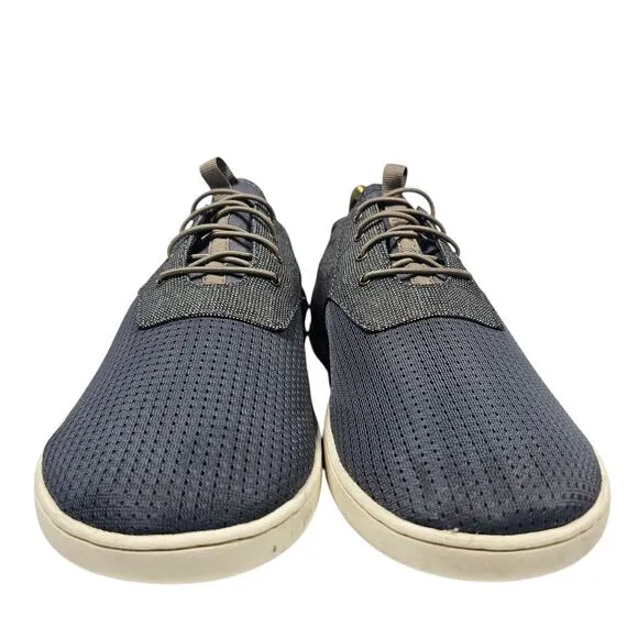 OluKai Men's Nohea Moku Charcoal/Clay No Tie Boat Shoes Size 9.5