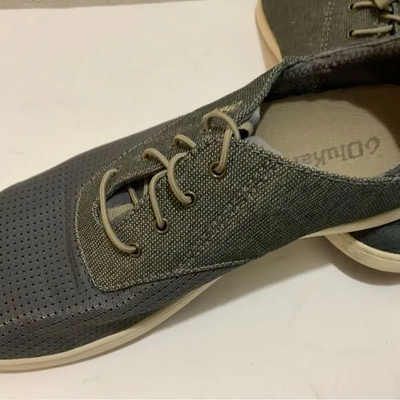 Olukai Men's Nohea Moku Slip On Shoes Charcoal Clay liknew size 8.5/ 41.5