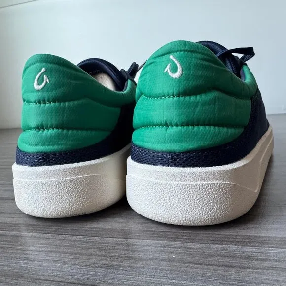 OluKai Men's Punini Sneakers Shoes $140 in Navy/Bamboo